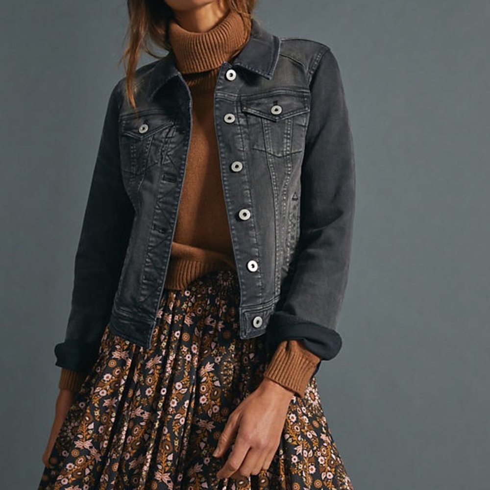 NWOT Pilcro and the letterpress denim jacket